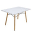 Nogal Beat OSLO RECTANGULAR Mesa Madera - MESA0670513 - Mundo In - NOGAL BEAT - Mesas