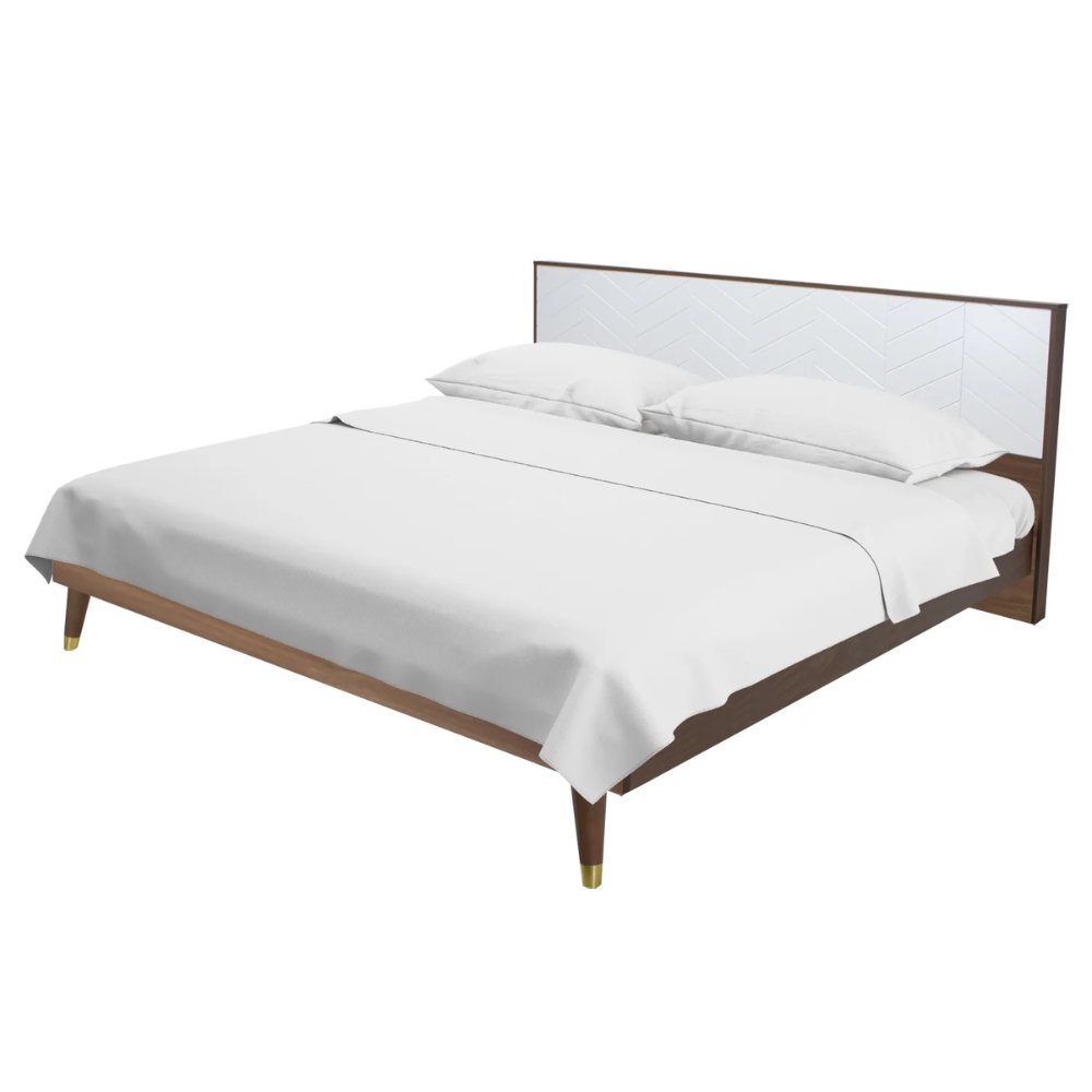 Nogal Beat TERAMO S51 Cama King Size - RECA0903745 - Mundo In - NOGAL BEAT -