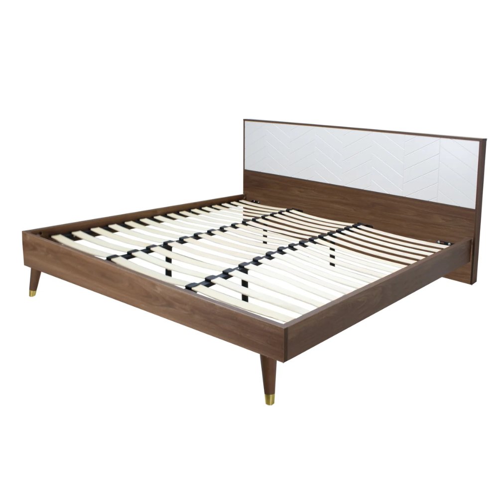 Nogal Beat TERAMO S51 Cama King Size - RECA0903745 - Mundo In - NOGAL BEAT -