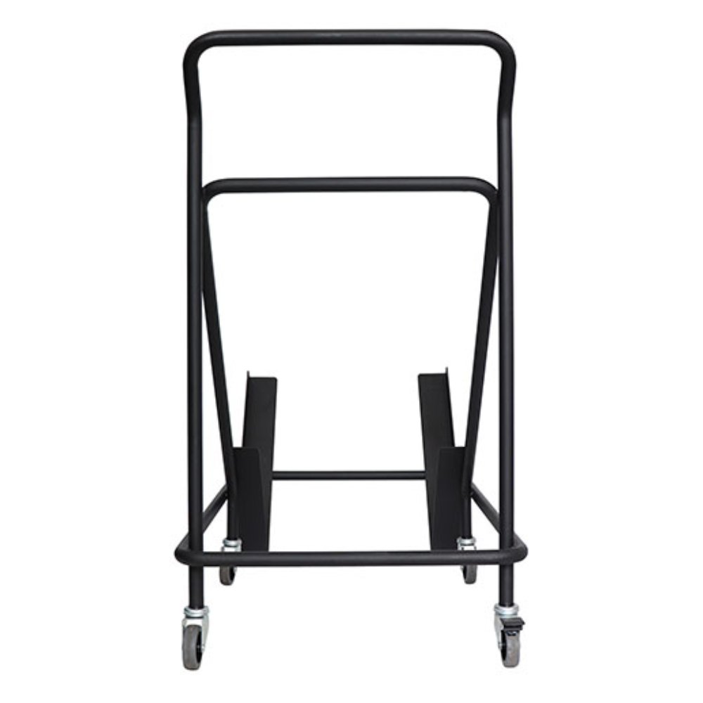 SILLA OFFIHO CARRO ESTIBADOR ALPHA | Carro Estibador para Sillas | Acero Tubular | Negro | Carro Diablito Levanta Sillas Transportador Transportadora