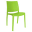 SILLA OFFIHO SENSILLA OHV-97 | Silla Uso Comercial Residencial para Restaurante Cafetería Terraza | Resistente Rayos UV | Polipropileno | Interior + Exterior | Bar Fonda Cenaduria Bistro Jardin Casa Hogar Patio Azul Blanco Gris Fucsia Naranja Rojo Verde Capuccino Mostaza Turquesa