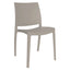 SILLA OFFIHO SENSILLA OHV-97 | Silla Uso Comercial Residencial para Restaurante Cafetería Terraza | Resistente Rayos UV | Polipropileno | Interior + Exterior | Bar Fonda Cenaduria Bistro Jardin Casa Hogar Patio Azul Blanco Gris Fucsia Naranja Rojo Verde Capuccino Mostaza Turquesa