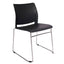 SILLA OFFIHO APLHA OHV-102 | Silla Visita Diseño Ergonómico Visitante Consultorio | Base Trineo Terminado Cromo | Varios Colores | Polipropileno | Interior | Area Recepción Comida Visitante