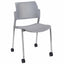 Offiho Silla Kyos Ohv-316Cr Visita Asiento Y Respaldo En Polipropileno Con Rodajas Giratorias Tipo Dual Estructura Terminado En Cromo Ergonomica - OHV-316CR - OFFIHO - NOGAL BEAT - Sillas