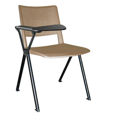 Offiho Silla Pupitre Revolution Ohp-86 Escolar Paleta Lateral 86Al Negro Asiento Respaldo Y Asiento En Dos Piezas En Polipropileno - OHP-86 - OFFIHO - NOGAL BEAT - Sillas