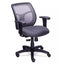 Requiez Silla Ejecutivo Respaldo Bajo Mesh RE-1500 Poliuretano Base Estrella Nylon - RE-1500 - Requiez - NOGAL BEAT - Silla para oficina