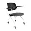 Pupitre ergonómico REQUIEZ RE-675 con paleta abatible, respaldo de polipropileno y asiento tapizado