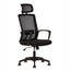 Silla De Oficina Ejecutiva Soporte Lumbar - TECHNO PLAY RESPALDO ALTO - Negro - Respaldo y Asiento Tapizado - PLAY RESPALDO ALTO Negro - Techno - NOGAL BEAT - 