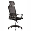 Silla De Oficina Ejecutiva Soporte Lumbar - TECHNO PLAY RESPALDO ALTO - Negro - Respaldo y Asiento Tapizado - PLAY RESPALDO ALTO Negro - Techno - NOGAL BEAT - 