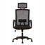 Silla De Oficina Ejecutiva Soporte Lumbar - TECHNO PLAY RESPALDO ALTO - Negro - Respaldo y Asiento Tapizado - PLAY RESPALDO ALTO Negro - Techno - NOGAL BEAT - 