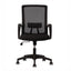 Silla De Oficina Operativa Soporte Lumbar - TECHNO PLAY RESPALDO BAJO - Negro - Respaldo y Asiento Tapizado - PLAY RESPALDO BAJO Negro - Techno - NOGAL BEAT - 