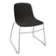 SILLA INFINITI PURE LOOP MONO | Silla | Trineo | Varios Colores | Carcasa Polipropileno | Interior Exterior - 110-5920S-NGO - Infiniti - NOGAL BEAT - Sillas