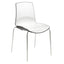 SILLA INFINITI Silla Now Polipropileno Base 4 Puntas Acero Cromado - 110-11200-NGO - Infiniti - NOGAL BEAT - Sillas
