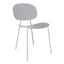 SILLA INFINITI TONDINA POP | Silla Ocasional para Sala de Estar | Base 4 Puntas | Varios Colores | Asiento y Respaldo Polipropileno | Interior - 110 - 3720A - GR - Infiniti - NOGAL BEAT - 