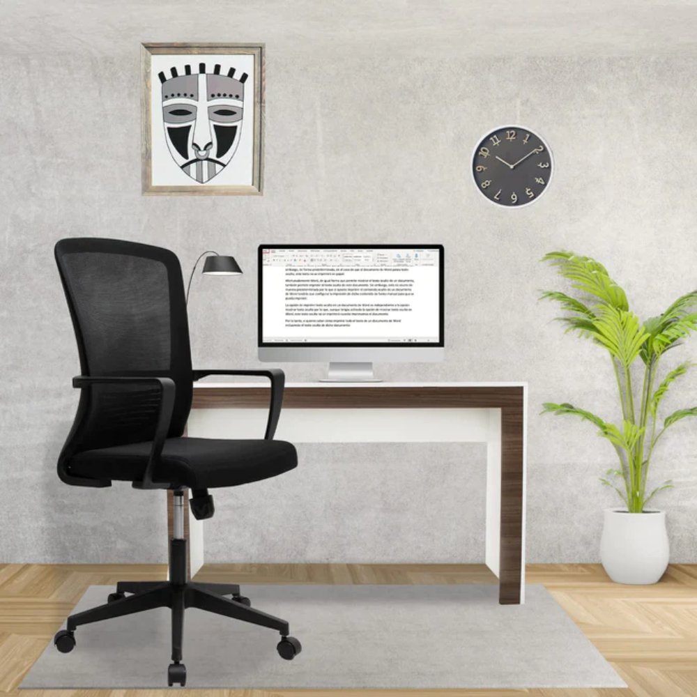 SILLA KINGSTRONG CARDONA 249 SILL0903680 | Silla Gerencial Uso Empresarial Ambiente Laboral Alta Gerencia Director | Descansa-Brazos Base Estrella con Rodajas | Negro | Tapizado Tela Tipo Mesh | Interior - SILL0903680 - Mundo In - NOGAL BEAT -