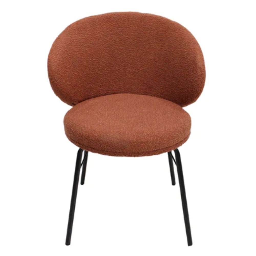 SILLA KINGSTRONG TUCSON | Silla Ocasional Decorativa de | Base 4 Puntas | Tapizado | Interior - SILL0904136 - Mundo In - NOGAL BEAT - Sillas