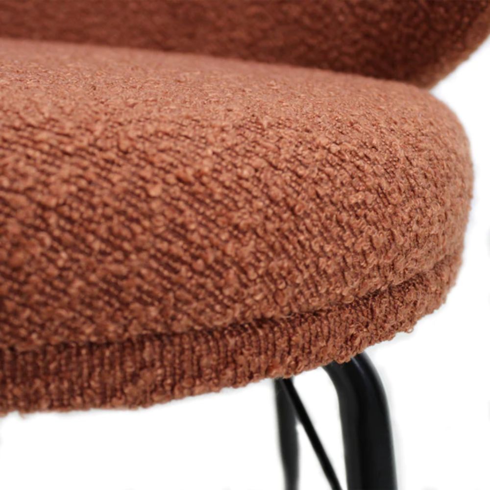 SILLA KINGSTRONG TUCSON | Silla Ocasional Decorativa de | Base 4 Puntas | Tapizado | Interior - SILL0904136 - Mundo In - NOGAL BEAT - Sillas