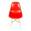 SILLA NOGAL BEAT BERLIN SIN BRAZO | Silla Ocasional Vestibulo | Base 4 Puntas | Interior - SILLA BERLIN SIN BRAZO P/MADERA - MDO - NOGAL BEAT - Sillas