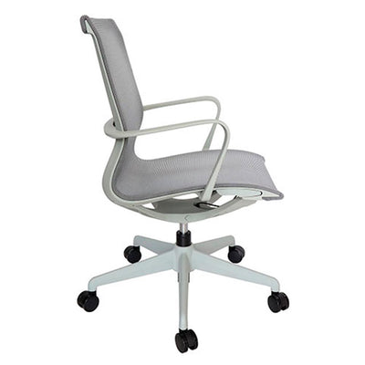 SILLA OFFIHO BIO OHE - 113 GRIS | Silla Operativa | Base Estrella | Diseño Ergonómica | Respaldo Bajo | Interior | Oficina Despacho Hogar - OHE - 113gris - OFFIHO - NOGAL BEAT - Silla para oficina