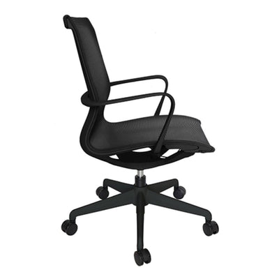 SILLA OFFIHO BIO OHE - 114 NEGRO | Silla Operativa | Base Estrella | Diseño Ergonómico| Respaldo Bajo | Interior | Oficina Despacho Consultorio - OHE - 114negro - OFFIHO - NOGAL BEAT - Silla para oficina