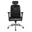 SILLA OFFIHO CROMA OHE - 195 NEGRO| Silla Ejecutiva | Respaldo Bajo | Base Estrella | Respaldo En Malla | Interior | Oficina Despacho Consultorio - OHE - 195negro - OFFIHO - NOGAL BEAT - Silla para oficina