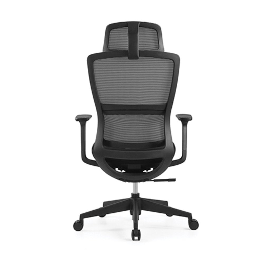 SILLA OFFIHO DILLON OHE - 35negro | Silla Ejecutiva | Diseño Ergonómico | Respaldo Alto | Base Estrella | Interior | Oficina Despacho Consultorio - OHE - 35negro - OFFIHO - NOGAL BEAT - Silla para oficina