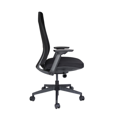 SILLA OFFIHO QUO OHE - 803negro | Silla Operativa | Diseño Ergonómico | Respaldo Alto | Base Estrella | Interior | Oficina Despacho Consultorio - OHE - 803negro - OFFIHO - NOGAL BEAT - Silla para oficina