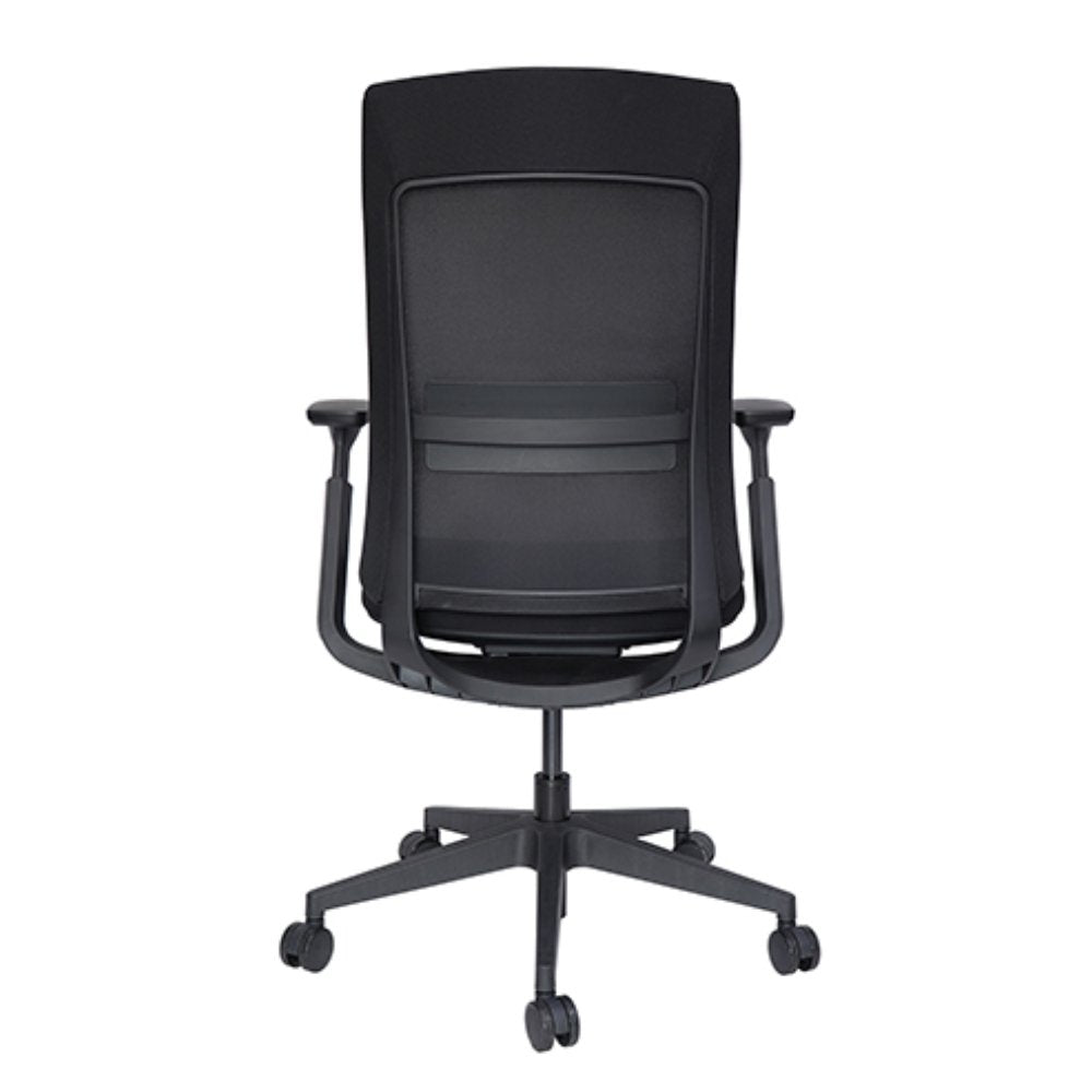 SILLA OFFIHO QUO OHE - 803negro | Silla Operativa | Diseño Ergonómico | Respaldo Alto | Base Estrella | Interior | Oficina Despacho Consultorio - OHE - 803negro - OFFIHO - NOGAL BEAT - Silla para oficina