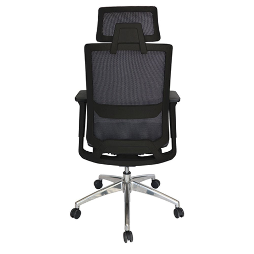 SILLA OFFIHO SOHO OHE - 95 NEGRO | Silla Ejecutiva | Base Estrella | Diseño Ergonómico | Respaldo Alto | Interior | Oficina Despacho Consultorio - OHE - 95negro - OFFIHO - NOGAL BEAT - Silla para oficina