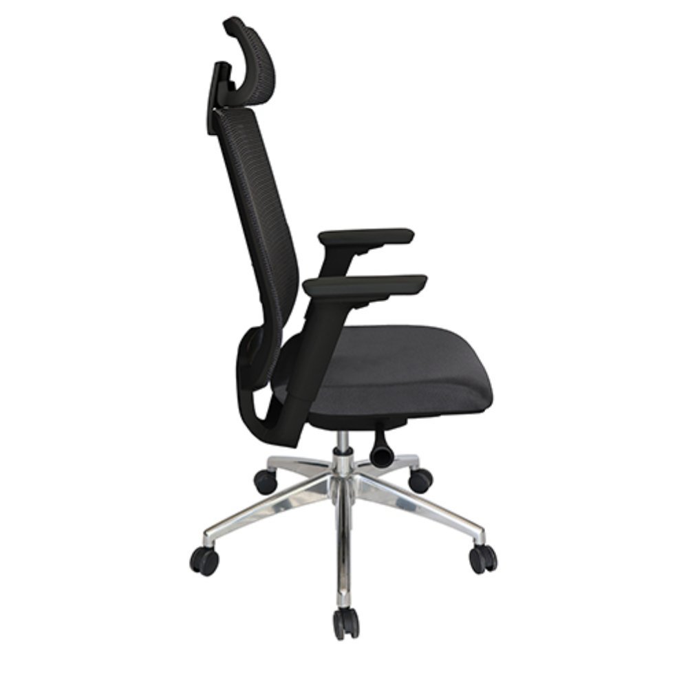 SILLA OFFIHO SOHO OHE - 95 NEGRO | Silla Ejecutiva | Base Estrella | Diseño Ergonómico | Respaldo Alto | Interior | Oficina Despacho Consultorio - OHE - 95negro - OFFIHO - NOGAL BEAT - Silla para oficina