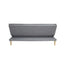 SOFA CAMA NOGAL BEAT CONFI | Sofá Cama Diseño Moderno Hotel | 2 Cojines | Tapizado | Interior - RECA0114103 - Mundo In - NOGAL BEAT - Sofá