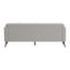 SOFÁ NOGAL BEAT AMSTERDAM | Sofá Decorativo para Sala de Estar | 79 cm | Base Contrachapado Madera Pino Negro | Gris Claro | Tejido 100% Poliéster | Interior - 109573 - Zuo - NOGAL BEAT - Sillon