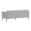 SOFÁ NOGAL BEAT AMSTERDAM | Sofá Decorativo para Sala de Estar | 79 cm | Base Contrachapado Madera Pino Negro | Gris Claro | Tejido 100% Poliéster | Interior - 109573 - Zuo - NOGAL BEAT - Sillon