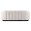 SOFÁ NOGAL BEAT BHUTAN | Sofá Decorativo para Sala de Estar | 84 cm | Base Acero Negro | Beige | Estilo Piel de Oveja 100% Poliéster Madera Contrachapada | Interior - 109341 - Zuo - NOGAL BEAT - Sillones