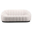 SOFÁ NOGAL BEAT BHUTAN | Sofá Decorativo para Sala de Estar | 84 cm | Base Acero Negro | Beige | Estilo Piel de Oveja 100% Poliéster Madera Contrachapada | Interior - 109341 - Zuo - NOGAL BEAT - Sillones
