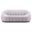 SOFÁ NOGAL BEAT BHUTAN | Sofá Decorativo para Sala de Estar | 84 cm | Base Acero Negro | Gris | Estilo Piel de Oveja 100% Poliéster Madera Contrachapada | Interior - 109342 - Zuo - NOGAL BEAT - Sillones