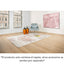TAPETE LAVIN BETSY U5019 | Tapete Decorativo para Recepción Hotel Hogar Departamento Sala | CREMA GRIS ROSA | Varias Medidas | Rectangular | Interior - U5019-60 x 90 - LAVIN - NOGAL BEAT - Tapetes