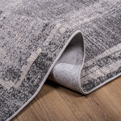 TAPETE LAVIN MARDIN T4014 | Tapete Decorativo para Recepción Hotel Hogar Departamento Sala | GRIS GRIS | Varias Medidas | Rectangular | Interior - T4014-60x90 - LAVIN - NOGAL BEAT - Tapetes