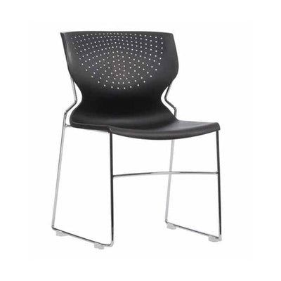 Techno Silla Link Visita Polipropileno Base Trineo Cromado Cold Roll - LINK - Techno - NOGAL BEAT - Sillas
